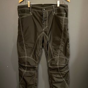 Vintage nylon biker pants by Nasty Pig